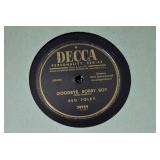 Lot of 19 78 RPM 10" Shellac Records | Artists Include - The Weavers, Fred Waring, Red Foley, Joe Marine