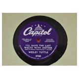 Lot of 19 78 RPM 10" Shellac Records | Artists Include - Lou Monte, Frank Messina, Cliffie Stone, Wesley Tuttle