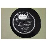 Lot of 19 78 RPM 10" Shellac Records | Artists Include - Lou Monte, Frank Messina, Cliffie Stone, Wesley Tuttle