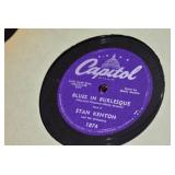 Lot of 20 78 RPM 10" Shellac Records | Artists Include - Peggy lee, Stan Kenton, Harold Duncan, Malcolm Lockyer