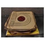 Lot of 20 78 RPM 10" Shellac Records | Artists Include - J. Sandstrom, Oscar A Lundberg, Victory Military band, redd Harper