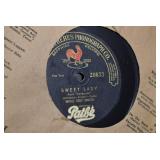 Lot of 20 78 RPM 10" Shellac Records | Artists Include - J. Sandstrom, Oscar A Lundberg, Victory Military band, redd Harper