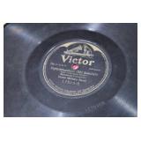 Lot of 20 78 RPM 10" Shellac Records | Artists Include - J. Sandstrom, Oscar A Lundberg, Victory Military band, redd Harper