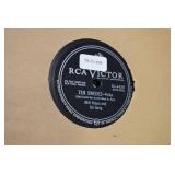 Lot of 20 78 RPM 10" Shellac Records | Artists Include - J. Sandstrom, Oscar A Lundberg, Victory Military band, redd Harper