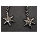 Rhinestone Flower Post Earrings