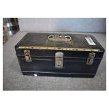 VTG Tackle Box Full of Lures and Fishing Gear | Beak Hooks, Bobbers, Rubber Lures and More | 12.5" x 5.5" x 6"