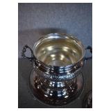 Tureen with Footed Underplate | Silverplate Marked Portugal | 15.5" x 14.5"