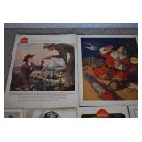 VTG lot of 6 Coca-Cola Advertisements | 7" x 10" and 14" x 10.5"