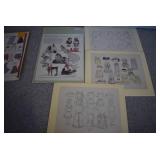 VTG Lot of 10 Paper Doll and Toy Cutouts | Dolly Dingle, Dottie Darling, Polly and Peter Perkins