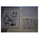 VTG Lot of 10 Paper Doll and Toy Cutouts | Dolly Dingle, Dottie Darling, Polly and Peter Perkins