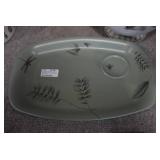 Lot of 4 Naturewood Dishes | Pfaltzgraff | Soup Tureen, Snack Plate, Utensil Crock, and Canister (No Lid)