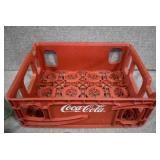 Lot of 23 Aqua Glass Coca-Cola Bottles in Coca-Cola Crate | Various Sizes
