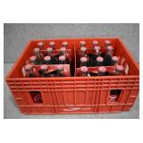 Lot of 5 Four Paper Carriers With Full Bottles | Coca-Cola Classic | Christmas Edition