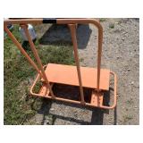 Orange Sheetrock/Drywall Dolly Cart | 45" x 47" x 22"