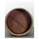 Antique Firkin-Wood Shaker Sugar Bucket | 13" x 9.5"