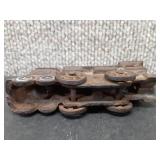 VTG Cast Iron Steam Engine Toy Train | 4" x 1.5