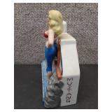 VTG Old Bridge Ranch Brothel Decanter | Dugs | 1984 | 5" x 5" x 2"