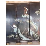 VTG Four Panel Lacquer Folding Screen | 36" x 42"