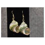 Shell Design Hook Earrings