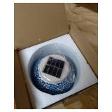 Pandawill Mosaic Solar Glass Garden Decoration Light, Rechargeable Color-Changing Solar Table Lamp, Waterproof LED Night Light for Garden, Party, Bedroom, Patio, Indoor/Outdoor Decoration