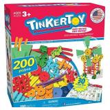 TINKERTOY 30 Model 200 Piece Super Building Set - Preschool Learning Educational Toy for Girls and Boys 3+ (Amazon Exclusive)