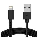 TALK WORKS iPhone Charger Lightning Cable 10ft Long Braided Heavy Duty Cord MFI Certified for Apple iPhone 13, 12, 11 Pro/Max/Mini, XR, XS/Max, X, 8, 7, 6, 5, SE, iPad, AirPods, Watch - Black