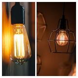 E26 E27 Light Socket, 8 Pack Edison Retro Pendant Lamp Holder, Standard Screw-in Lamp Socket, E26 E27 Medium Screw Light Holder, Heat Resistant Up to 200â, UL Listed