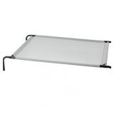 Basics Cooling Elevated Pet Bed, Large (51 x 31 x 8 Inches), Grey
