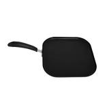 IMUSA USA 11" Nonstick Gourmet Square Griddle, Black