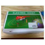 Happybuy 440 LBS Lift Electric Hoist, 110V Electric Hoist, Remote Control Electric Winch Overhead Crane Lift Electric Wire Hoist for factories, warehouses, construction, building, goods lifting