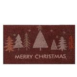 Rubber-Cal Oh, Christmas Tree! â Vibrant Red Christmas Welcome Mat 15mm X 18" X 30"