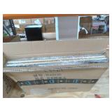 Simeasy Gold Folding Metal Side Table with Removable Tray 2-Tier Round End Table,Snack Table Accent Coffee Table for Outdoor or Indoor Use,(15.2âDx20âH)