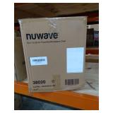 NuWave Brio 15.5-Quart Large Capacity Smart Air Fryer + Grill; Probe; 2 Stainless Steel Racks; Drip Tray; Rotisserie Kit; Sear, Stage, Preheat, Rotisserie