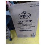 Regalo Easy StepÂ® 38.5-Inch Extra Wide Walk Thru Baby Gate, Includes 6-Inch Extension Kit, 4 Pack Pressure Mount Kit, 4 Pack Wall Cups and Mounting Kit