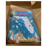 Stupell Industries Florida Teal Blue and Pink Illustrated Scenic Map Poster Oversized Wall Plaque Art, 12 x 0.5 x 18, Multi-Color