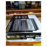 BEHRINGER, PMP500 500-Watt 12-Channel Powered Mixer with Klark Teknik Multi-Fx Processor Compressors Black