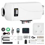 VEVOR 8KW Diesel Air Heater, 10L Tank, Diesel Heater 12V, Muffler, Diesel Parking Heater with LCD Switch and Remote Control, Fast Heating for Truck, Boat, Car Trailer, Campervans and Caravans