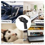MECO Keyboard Cleaner with Cleaning Gel, Rechargeable Mini Vacuum Cordless Vacuum Desk Vacuum Cleaner for Laptop Piano Computer Car