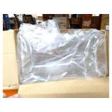 SEANADO Face Mask Dispenser Box Acrylic Glove Holder Hygiene Station with Lid for Disposable Emesis Bag, Shoe Cover and Hairnetï¼Wall Mount Holes or Tabletop Holder