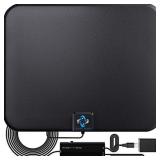 U MUST HAVE Amplified HD Digital TV Antenna Long 250 Miles Range - Support 4K 1080p Fire tv Stick and All Older TV