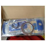 28 PCS Full Set Interior Decoration Trim Kit Fit for 2011-2018 Jeep Wrangler JK JKU - Door Handle & Cup Cover, Steering Wheel & Center Console Trim, Gear Frame, Air Outlet & AC Ring Cover (Blue)