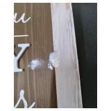 Valery Madelyn 16x12 inch Merry Christmas Wood Signs,Household Rustic Wooden Plaques,Decorative Hanging Wooden Sign Wall&Door Decor Art for Holiday Decoration