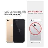 MOBOSI Case Compatible with iPhone SE 2020/iPhone 8/iPhone 7, Heavy Duty Military Grade Shockproof Drop Protection Vanguard Armor Cover Compatible with iPhone SE 2nd Gen/8/7 4.7 Inch (Red)