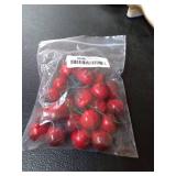 yueton Pack of 25 Artificial Lifelike Simulation Small Red Black Cherries Fake Fruit Model Home House Kitchen Party Decoration Desk Ornament