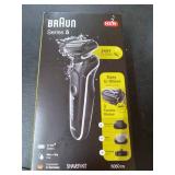 Braun Electric Razor for Men Foil Shaver with Precision Beard Trimmer, Body Groomer, Rechargeable, Wet & Dry with EasyClean & Charging Stand, Black, 6 Piece Set