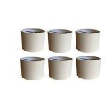 Upgradelights Sand Linen 5 Inch Barrel Style Clip on Chandelier Lampshade (Set of 6) 5.5x5.5x4