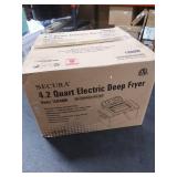 Secura Electric Deep Fryer 1800W-Watt Large 4.0L/4.2Qt Professional Grade Stainless Steel with Triple Basket and Timer