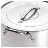 IMUSA USA Stainless Steel Stock Pot 20-Quart, Silver