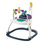 Fisher-Price Astro Kitty SpaceSaver Jumperoo, Space-Themed Infant Activity Center with Adjustable Bouncing seat, Lights, Music and Interactive Toys