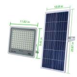 200W Solar Flood Light Outdoor Dusk to Dawn with Remote Control, Solar Street Lamp for Garden, Paths, Warehouse, Playground, Stadium